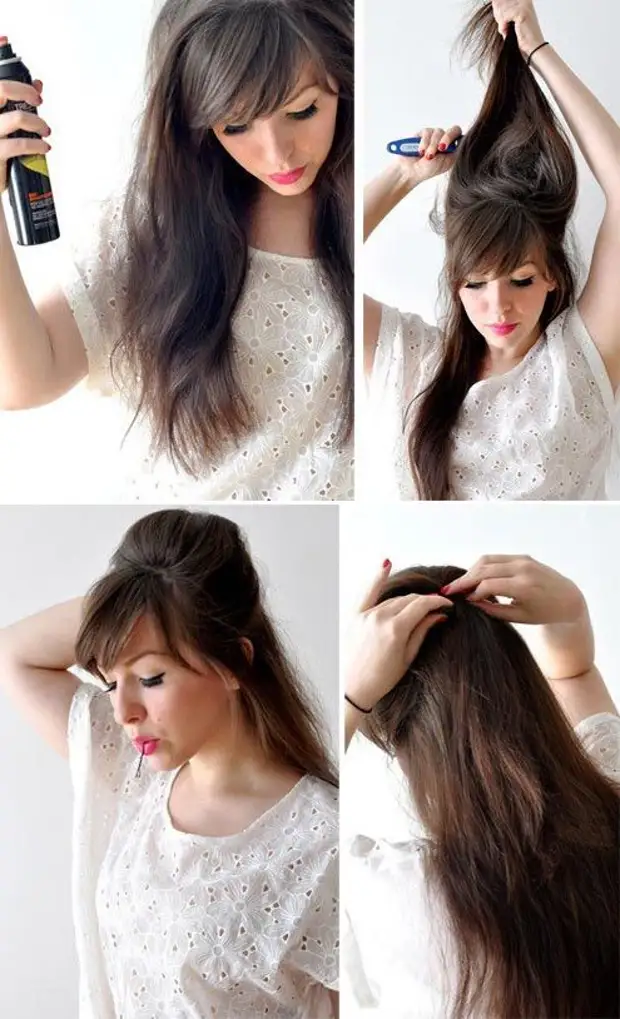 Hairstyle në 5 minuta, hairstyles thjeshtë, hairstyles femra, hairstyles për flokët e gjatë