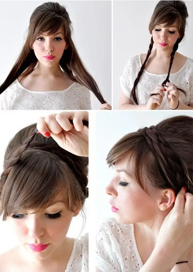 Hairstyle në 5 minuta, hairstyles thjeshtë, hairstyles femra, hairstyles për flokët e gjatë