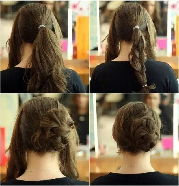 Hairstyle në 5 minuta, hairstyles thjeshtë, hairstyles femra, hairstyles për flokët e gjatë