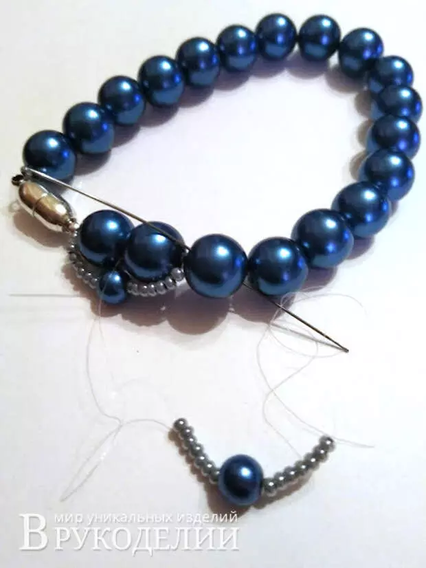 Pulseira de perlas: clase mestra