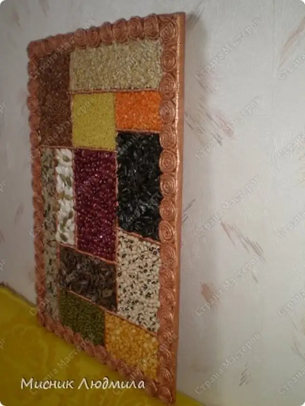 來自穀物，穀物和種子的面板，用於裝飾廚房內部（14）（360x480,97kb）