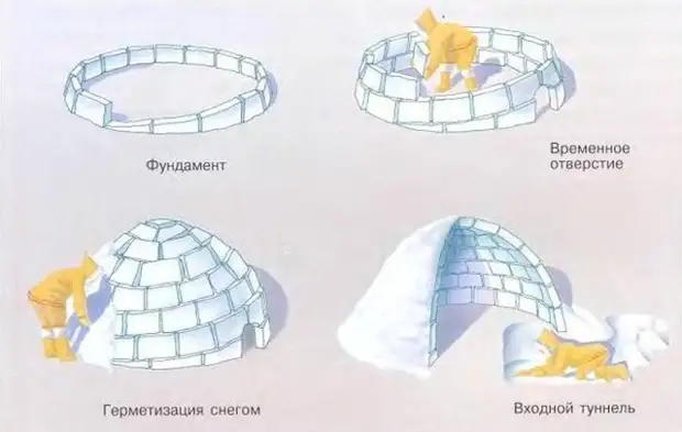 Deoarece eskimos construi un ac (5 fotografii)