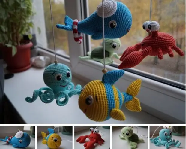 Amigurumi kubatangiye. Ibikinisho Crochet hamwe na gahunda nibisobanuro byakazi