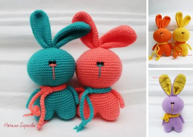 Amigurumi pikeun pamula. Crochet kaulinan sareng skéma sareng déskripsi damel