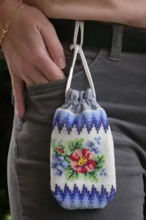 How to knit with beads - a lot of tips and links + master class of handbags