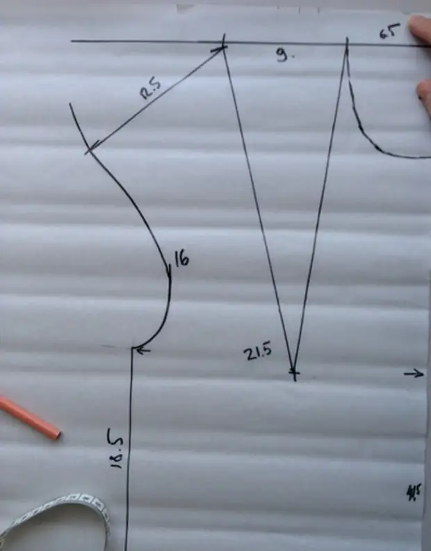 Puikus modelis yra jūsų rankos - be skaičiavimų ir formulių. Suknelė puikiai sėdės!