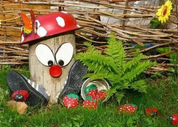 Gartenfiguren machen es selbst