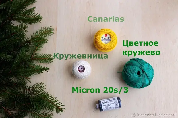 Հյուսել Crochet Christmas Ball Bead