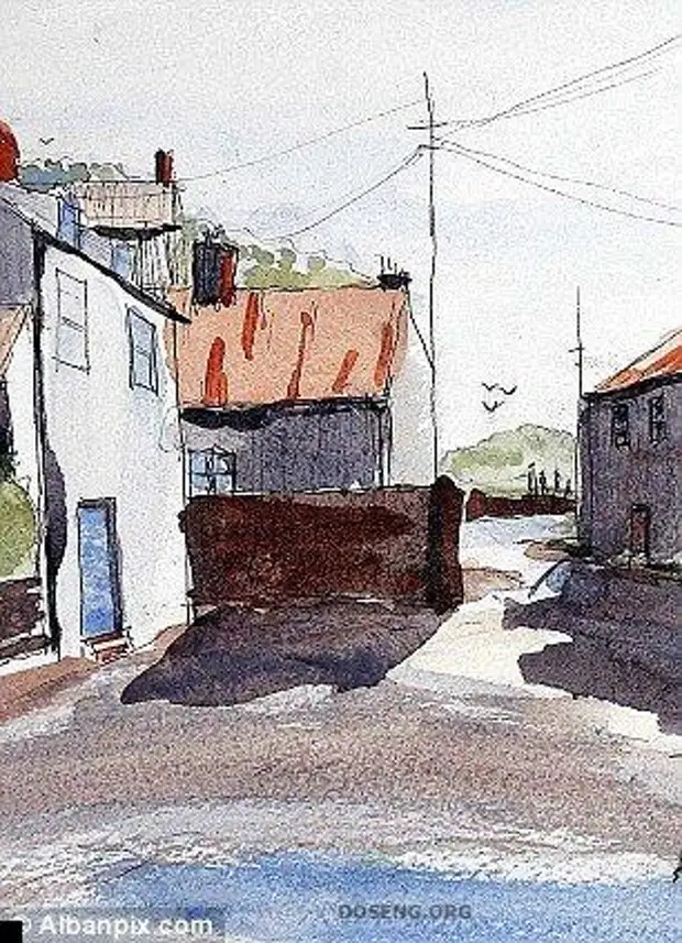 Obrázky Watercolor 6-ročný chlapec (13 fotografií)