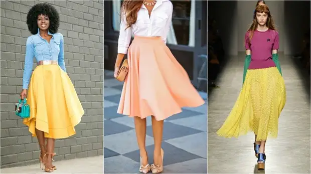 Faldas de primavera de moda
