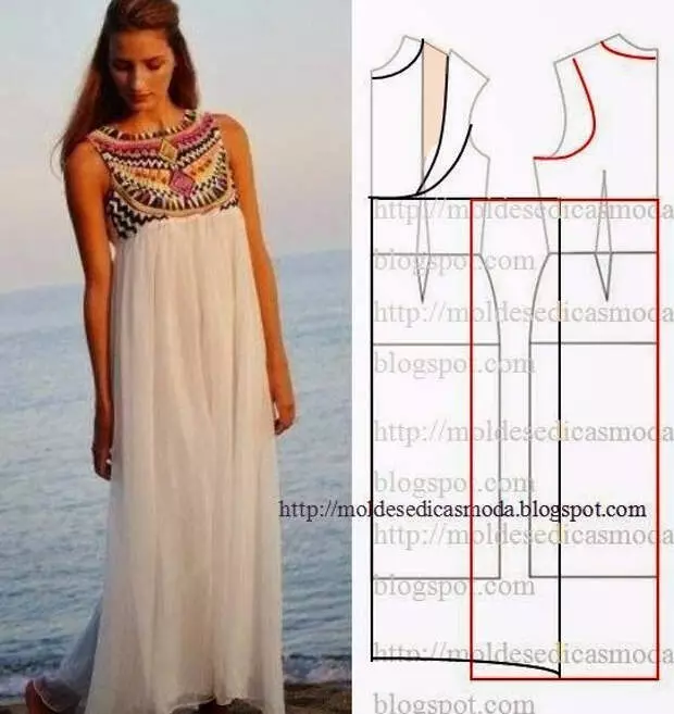 Summer dresses and sundresses with simple patterns. 50 dresses - 50 cuts!