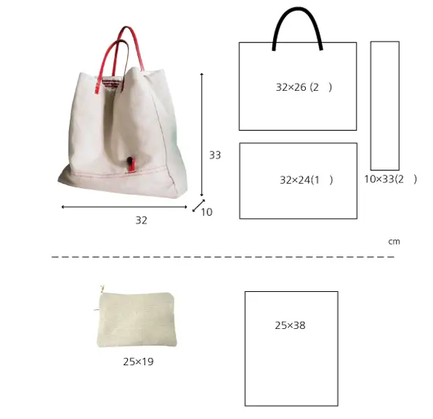 Bolsas plegables - compradores (patrones)