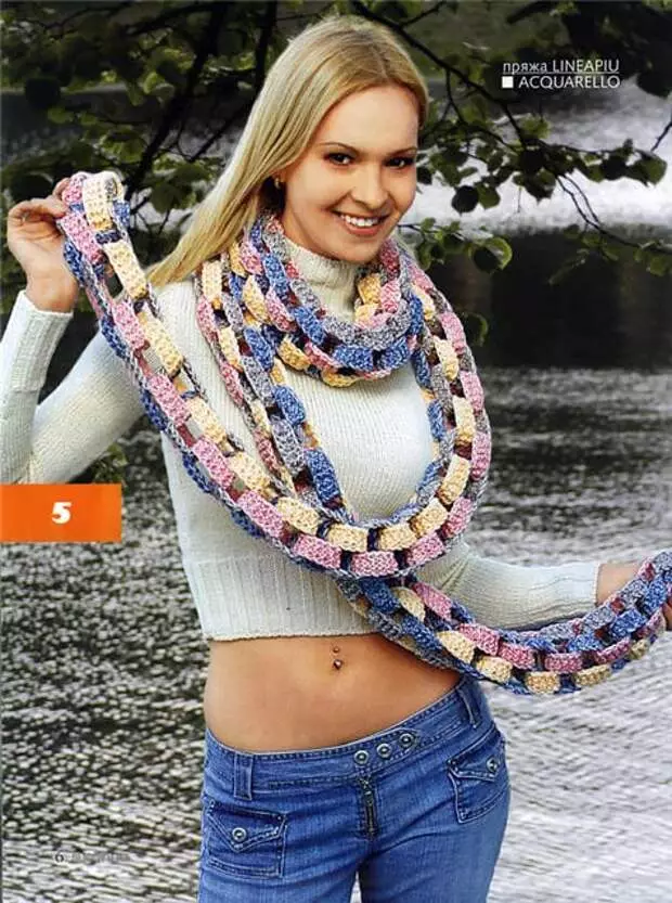 Weave spectacular scarf