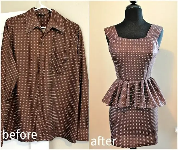 Do you have old shirts at home? Do not rush to throw them out and make yourself a new new clothes for the summer