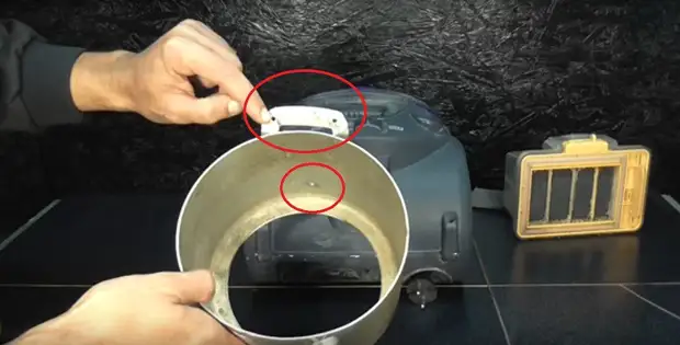 Water filter for vacuum cleaner with your own hands