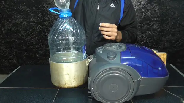 Water filter for vacuum cleaner with your own hands