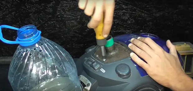 Water filter for vacuum cleaner with your own hands