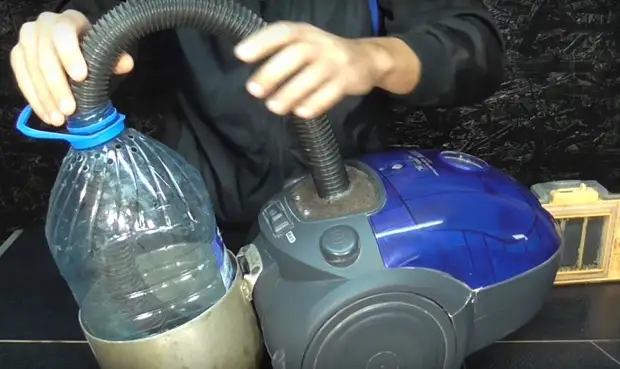 Water filter for vacuum cleaner with your own hands