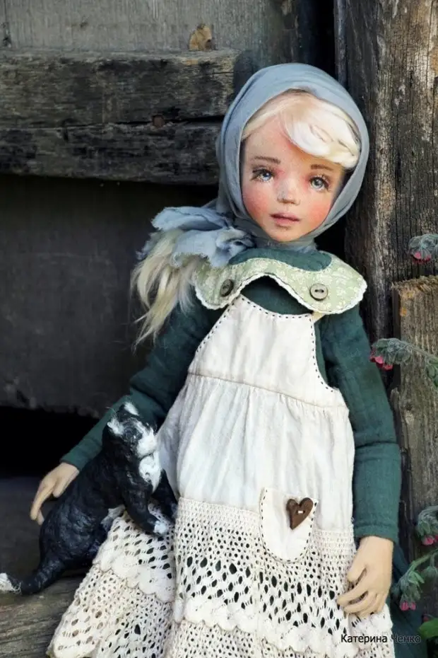 Textile Doll Katerina Chenko - Ndatenda nemunyori!