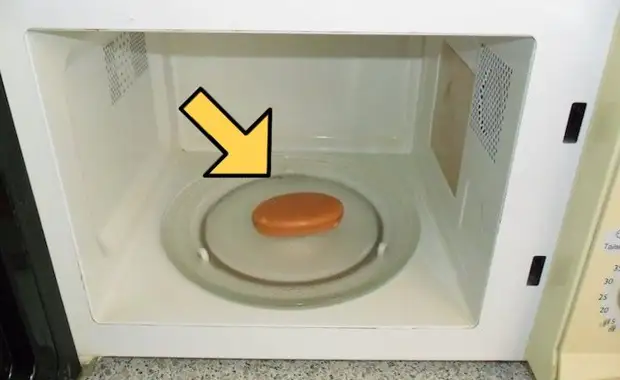 Efek menakjubkan dari sabun dalam microwave