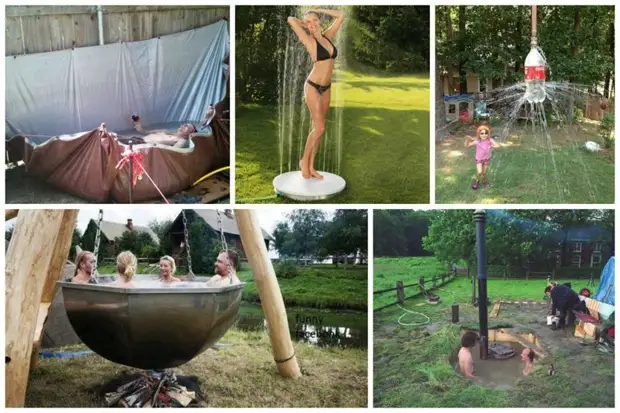 20 piscines de dacha i ànimes d'estiu amb les seves pròpies idees de fàbrica, piscina, casa de camp, dutxa, bellesa, estiu, fer-ho tu mateix