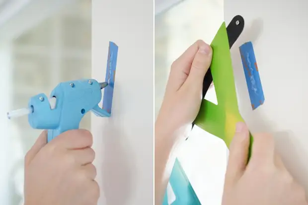 Tricks of non-standard use of the adhesive gun in everyday life and for creativity