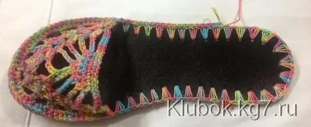 Pêlavên vekirî yên knitted. MK + SCHEME