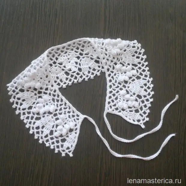 Elegant crochet collars from Lena Master. Selection