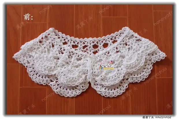 Elegant crochet collars from Lena Master. Selection