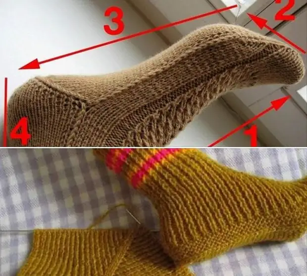 Knitting socks on two spokes ... 9 ways + video master class!