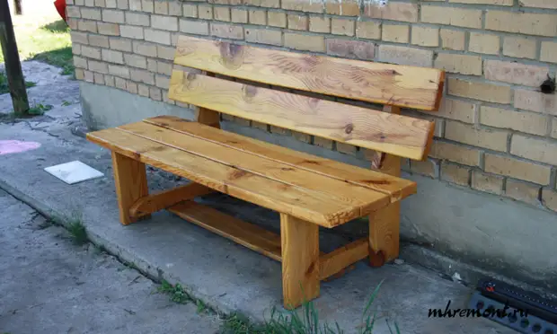 Bench cu mâinile tale - cel mai simplu design