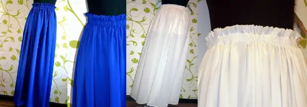 Gitahi namon ang usa ka skirt-maxi. Ang dugay na nga gipaabut nga hatag sa master nga klase!