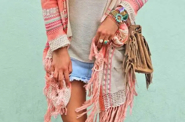 Boho knitting. Examples and ideas for inspiration