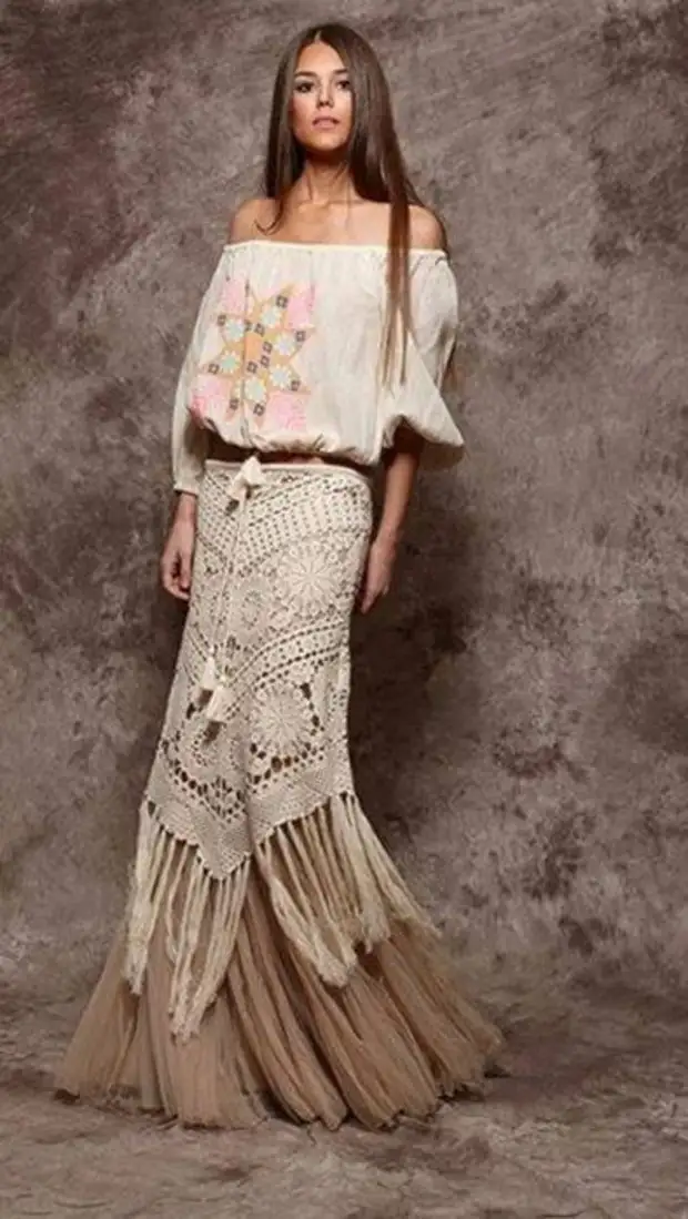 BoHo nyulam. Conto sareng ideu pikeun inspirasi