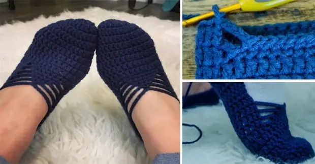 Uluai paltt crochet slippers