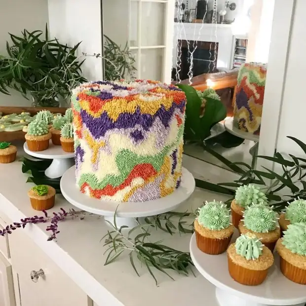 Fluffy cakes from talented pastry