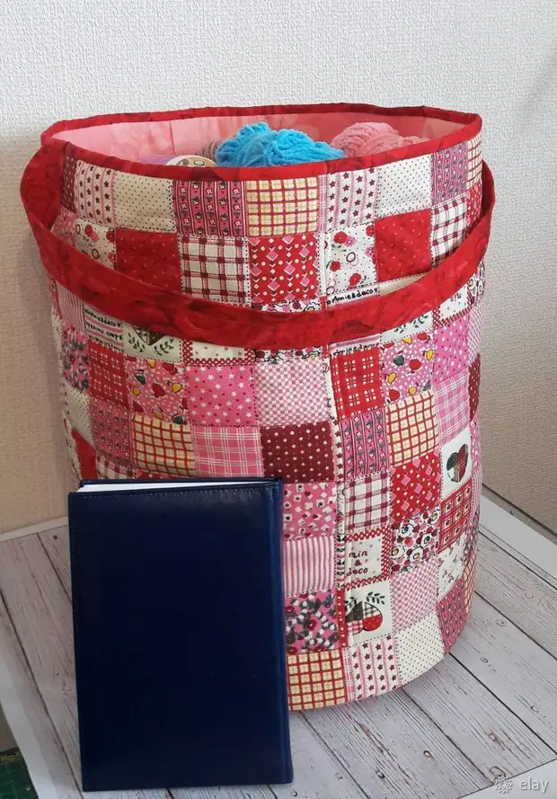 Sew container for toys