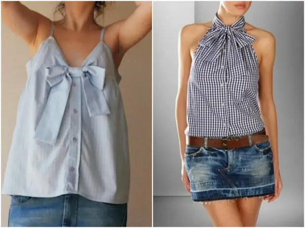 Two summer tops.