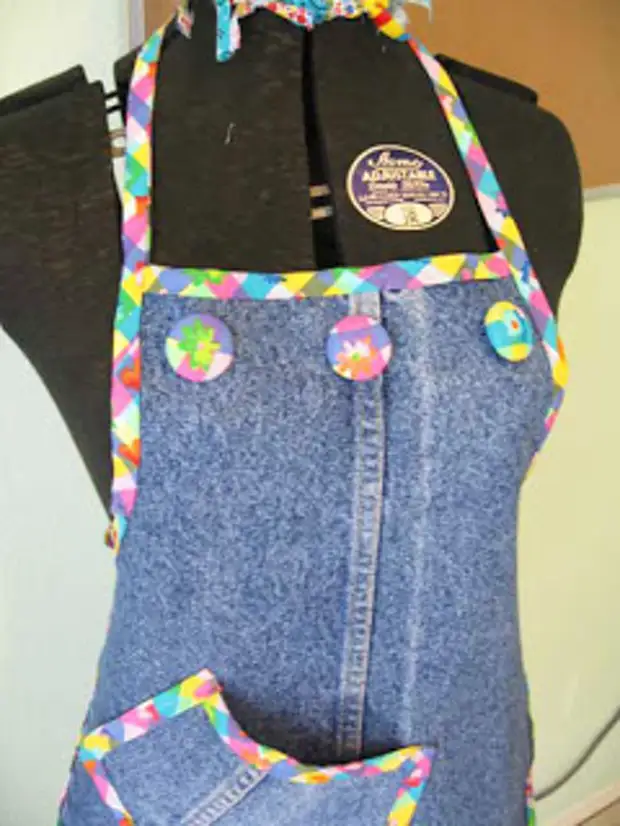 Kedu otu esi esi otu abụọ jeans kwanye apron