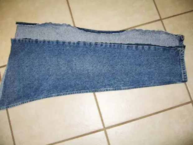 Kedu otu esi esi otu abụọ jeans kwanye apron