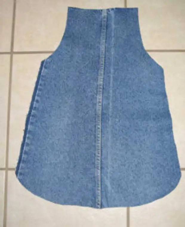 Kedu otu esi esi otu abụọ jeans kwanye apron