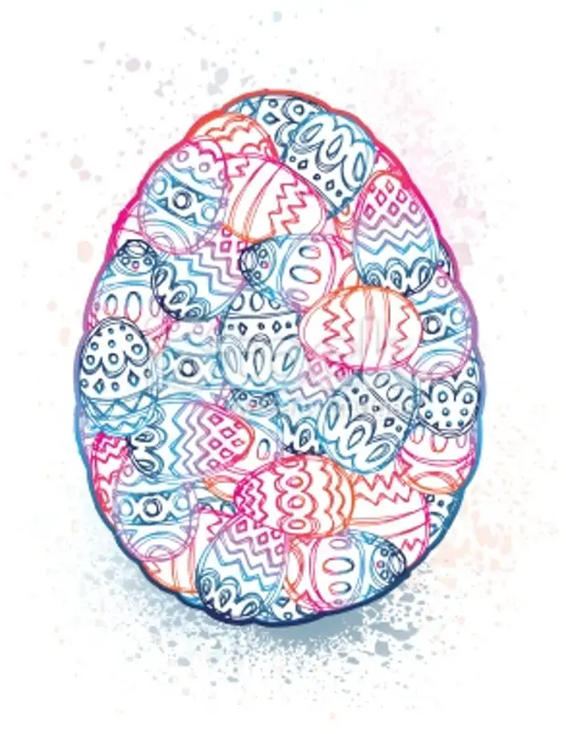 IRON-paghulagway-'- 15946884-Easter-Eggs-Doodle (293x380, 108KB)