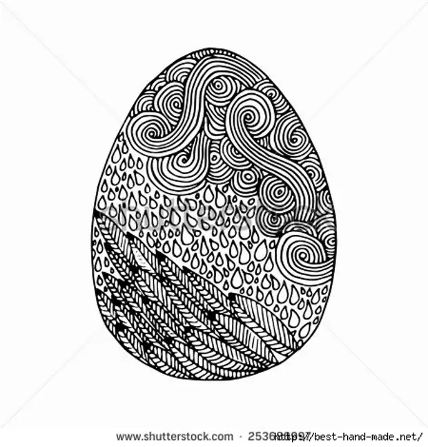 Stock-Vector-Set-of-Hand-Zentangle-Ester-Ous-Black and White-Vector-253686997 (450x470, 115 kb)