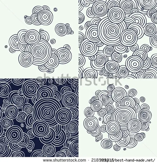 STOCK-VECTOR-VECTOR-FLAT-ABSTRACT-HAND-CREATN-CARSLES-DESIGN-ZENTANGE-ELEMENTS-SET-SET-218559316 (450x470, 260b)