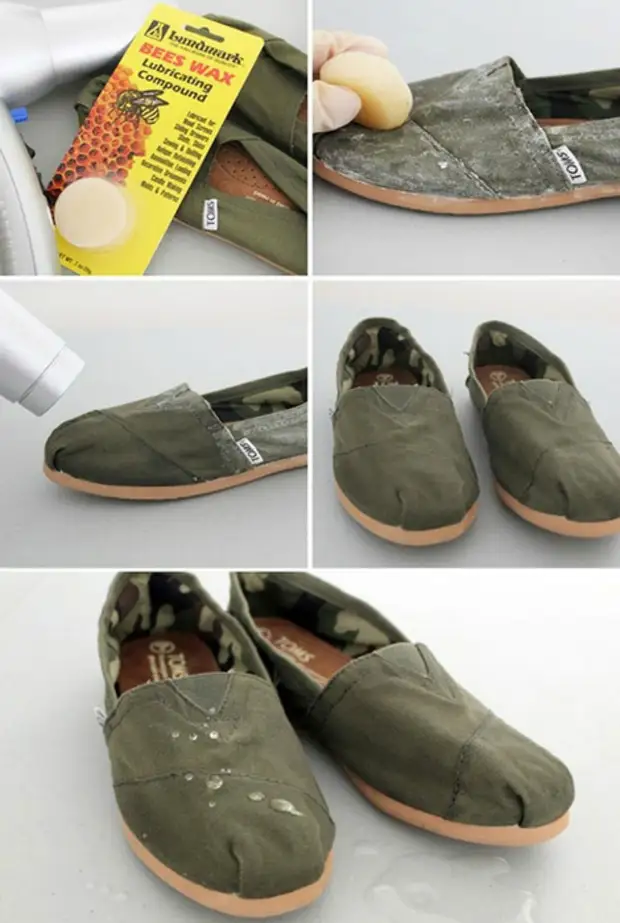 كيفية جعل أحذية خرقة للماء.