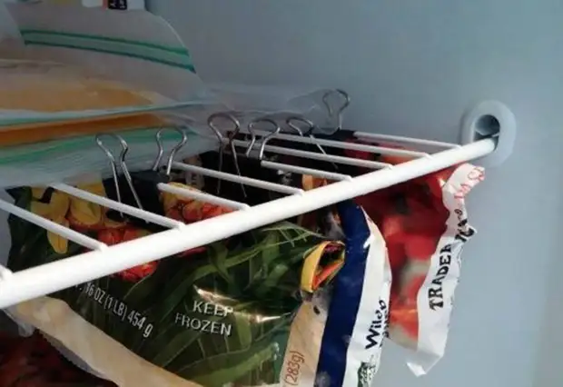 Спосіб зберігання продуктів в холодильнику.